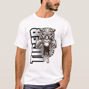 Ferocious Tiger Roar Graphic T-Shirt