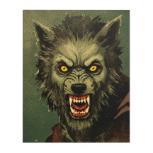 Ferocious Werewolf Horror Illustration