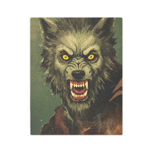 Ferocious Werewolf Horror Illustration