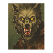 Ferocious Werewolf Horror Illustration