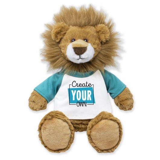 Ferociously Cute Lion Plush Stuffed Animal (Front)