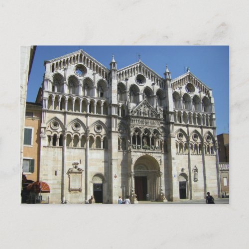Ferrara Italy _ cattedrale Postcard