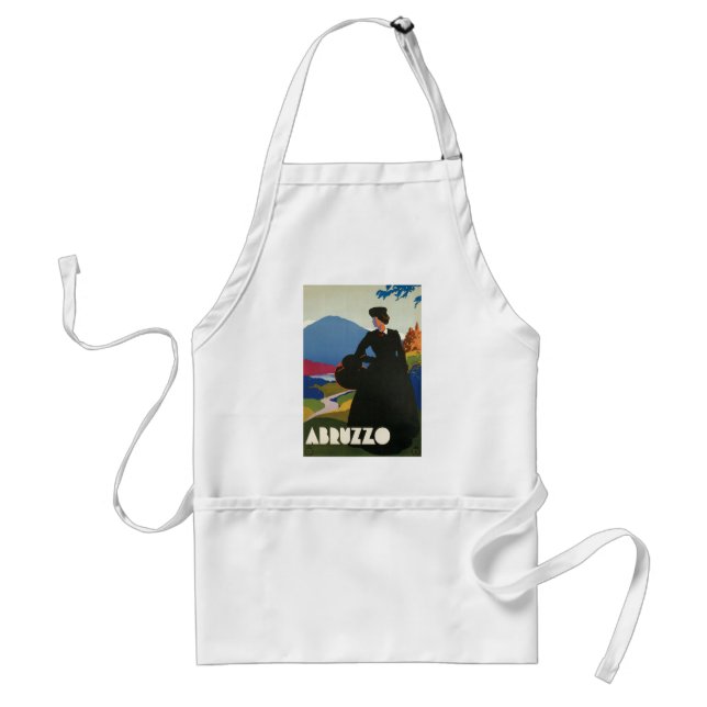 Ferrari Abruzzo Italy Adult Apron (Front)