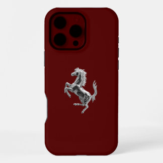 Ferrari Chrome Horse iPhone 16 Pro Max Case