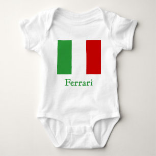 Ferrari Italian Flag Baby Bodysuit