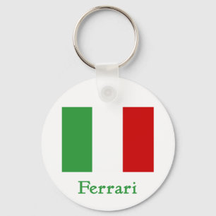 Ferrari Italian Flag Keychain