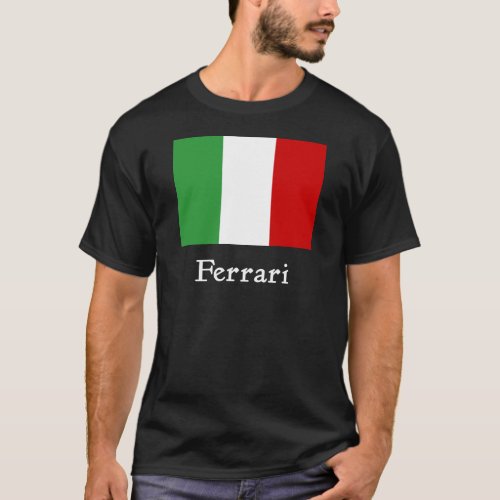 Ferrari Italian Flag T_Shirt