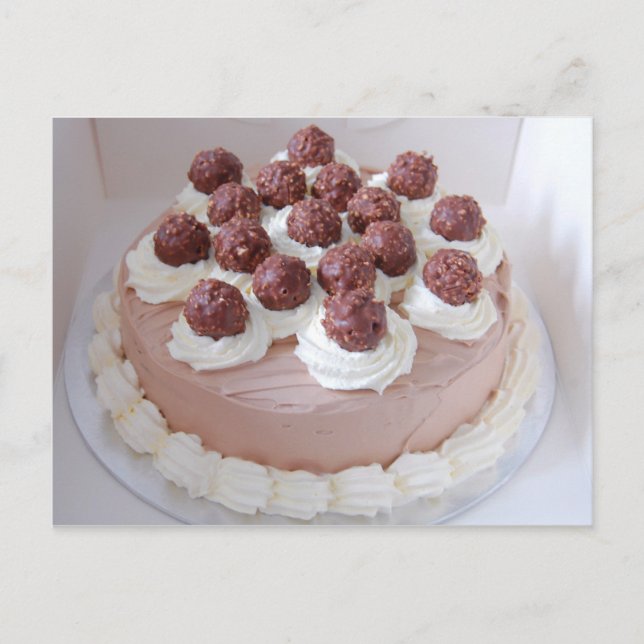 Ferrero Rocher Cream Gateau Postcard (Front)