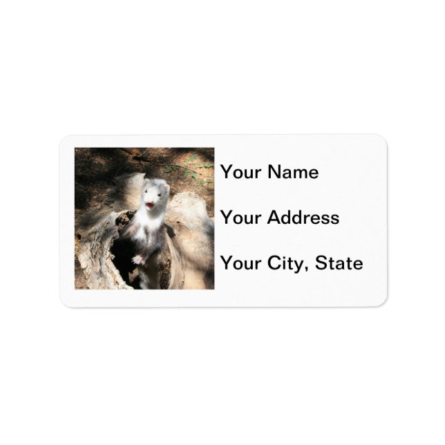 Ferret Address Label (Front)