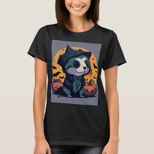 Ferret Bat Attack T_Shirt