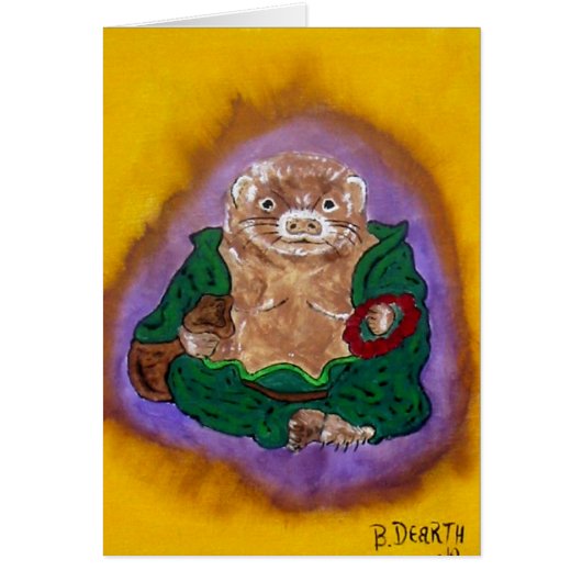 ferret buddha cards (Front)