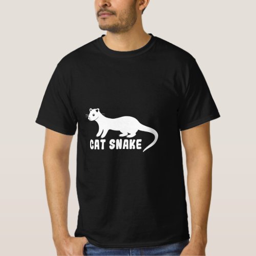 Ferret Cat Snake _ Funny Ferret Lover Pet Animal  T_Shirt