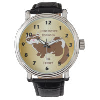 Ferret Design Personalised Watch