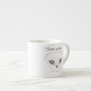 Ferret Drawing Espresso Cup