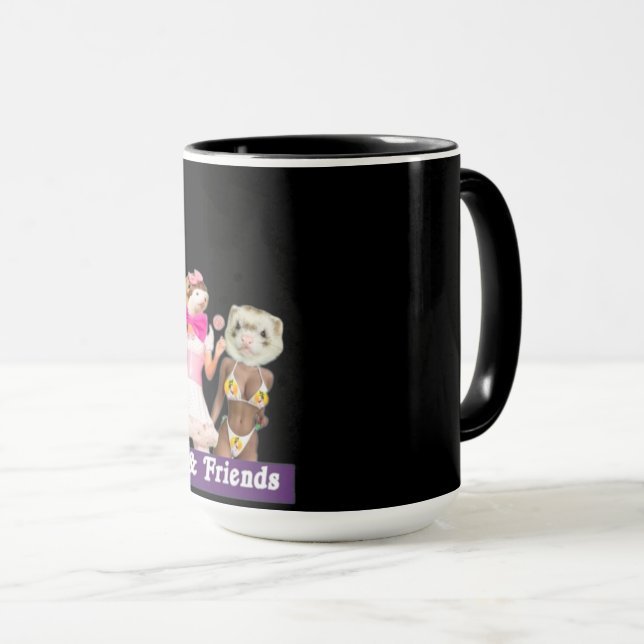Ferret FREAKS Mug (Front Right)