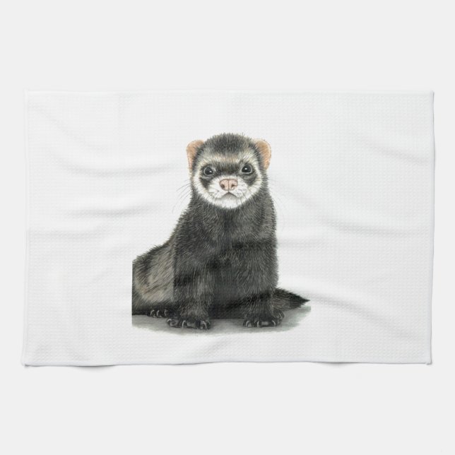 Ferret fun! towel (Horizontal)