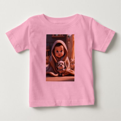 Ferret Funwear Peek_a_Boo Collection Baby T_Shirt