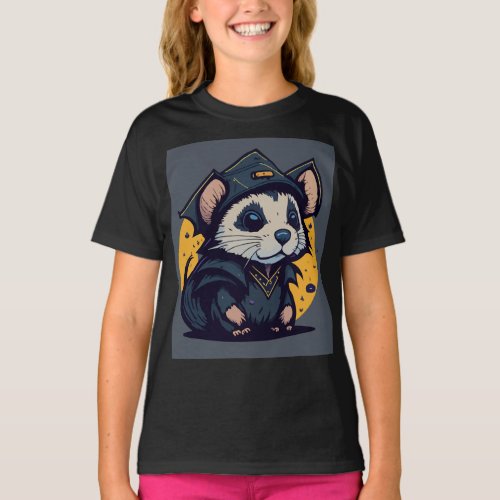 Ferret Halloween Caper T_Shirt