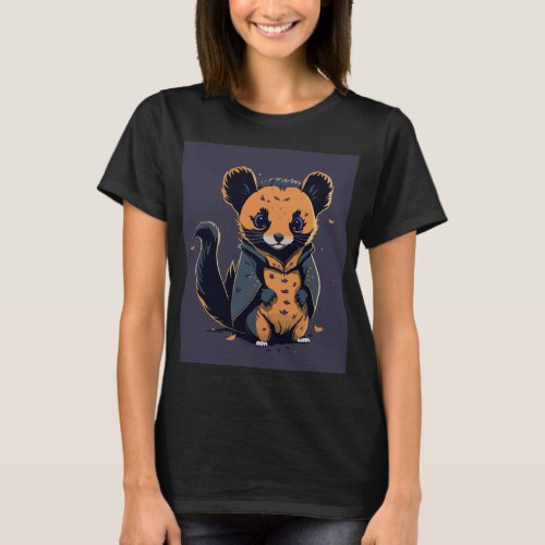 Ferret Halloween Chaos T_Shirt