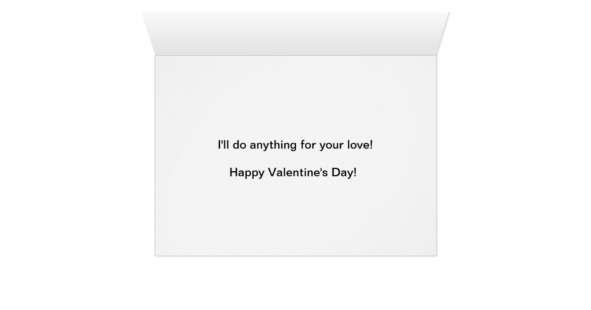 Ferret in Heart Valentine's Day Card | Zazzle