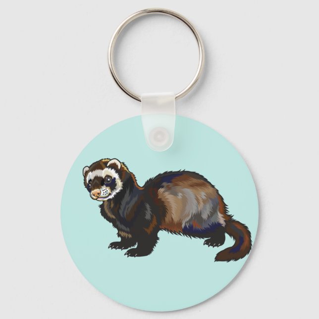 ferret keychain (Front)