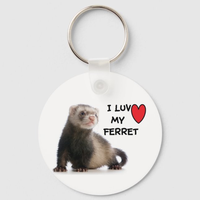 Ferret Keychain (Front)