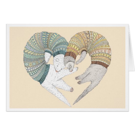 Ferret love cards (Front Horizontal)