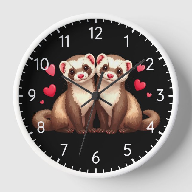 Ferret Love Clock (Front)