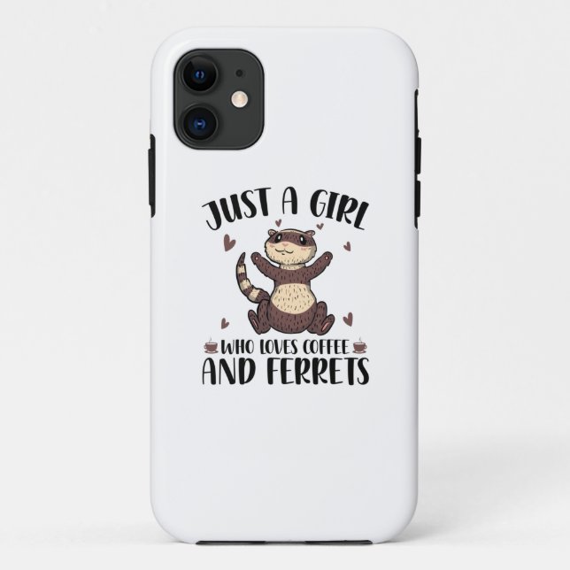 Ferret Lover Gifts | Pets Ferrets Animals Pet Case-Mate iPhone Case (Back)