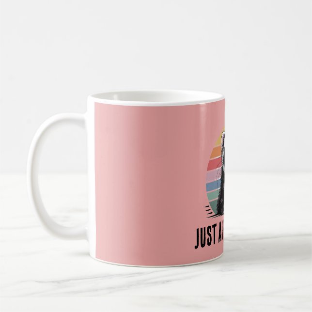 Ferret mom coffee mug (Left)