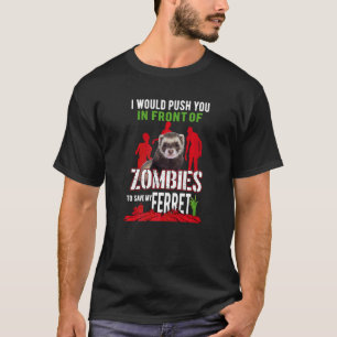 Ferret Mom Dad Mustela Nigripes 1 T-Shirt