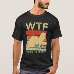Ferret Mom Dad Mustela Nigripes 5 T-Shirt