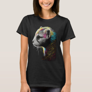Ferret Mom Dad Mustela Nigripes T-Shirt