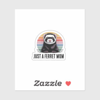 Ferret mom sticker