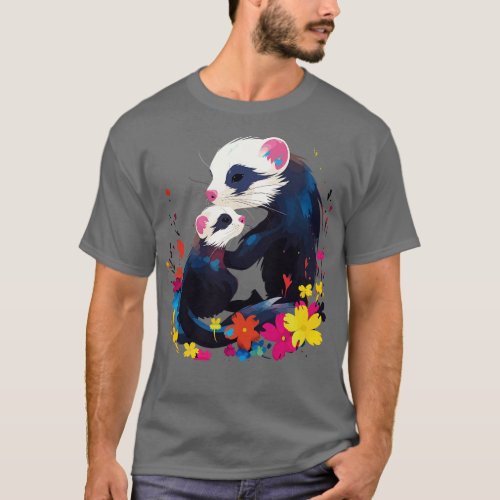 Ferret Mothers Day T_Shirt