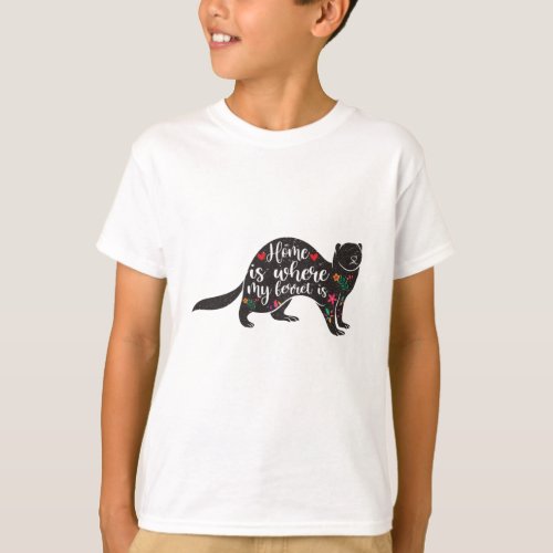 Ferret Pet Weasel Marten T_Shirt