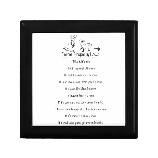 Ferret Property Laws Gift Box (Front)