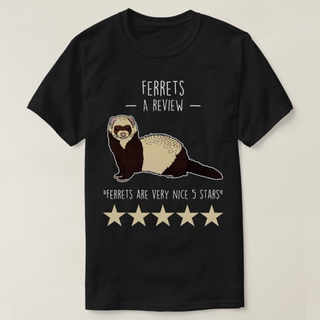 Ferret Review T-Shirt (Design Front)