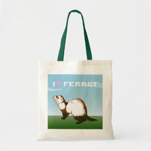 ferret (sable coat) tote bag