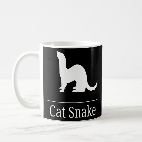 Ferret Silhouette Cat Snake  Coffee Mug