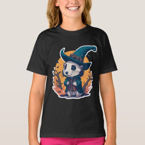 Ferret Sorcerer Wand T_Shirt