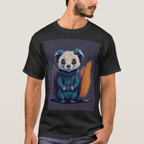 Ferret Spooky Tricks T_Shirt