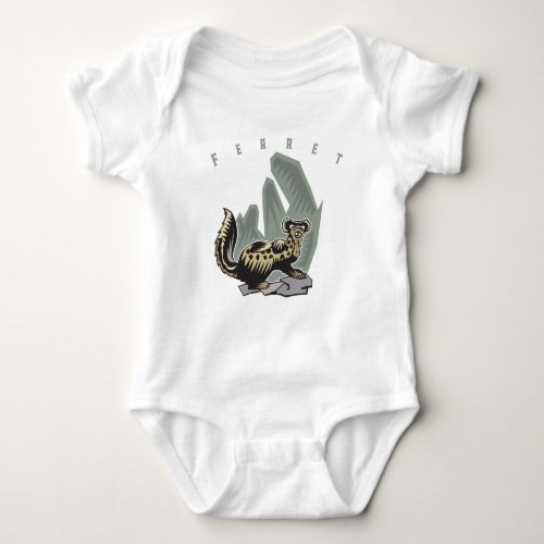 Ferret Toddler T_shirt  Baby Bodysuit