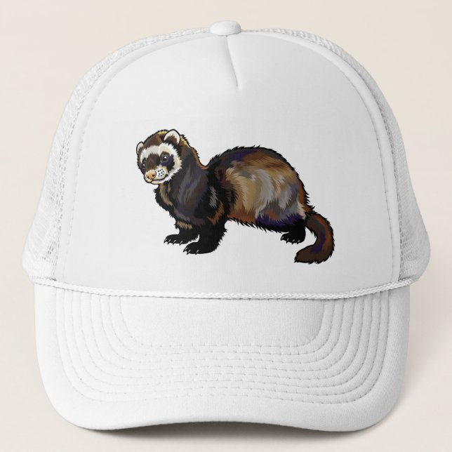 ferret trucker hat (Front)