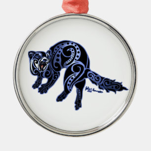 Ferret Trybe: War Dance! Metal Ornament