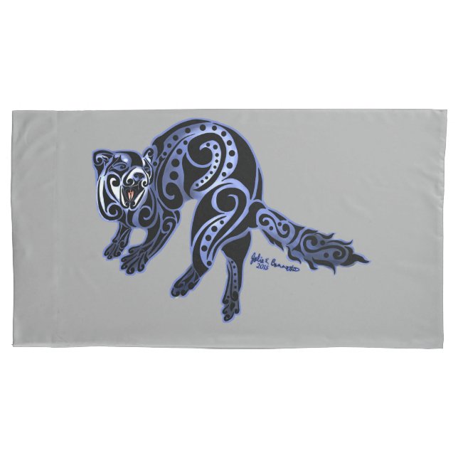 Ferret Trybe: War Dance! Pillow Case (Front)