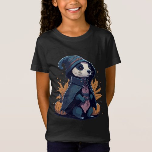 Ferret Wand Magic Book T_Shirt