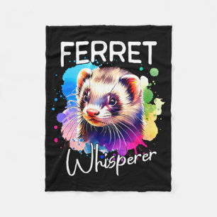 Ferret Whisperer Comfort Colors Adult Heavyweight Fleece Blanket