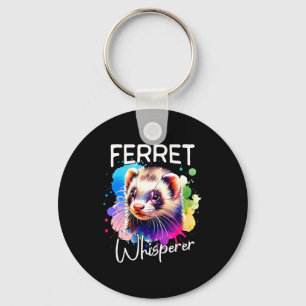 Ferret Whisperer Comfort Colors Adult Heavyweight Keychain