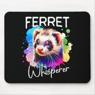 Ferret Whisperer Comfort Colors Adult Heavyweight Mouse Pad